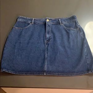 Dark Denim Forever 21 Mini Skirt NEVER WORN